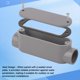 thumbnail image 2 of Cuerpo de conduit CKVIHAV tipo C de PVC de 3/4" con tapa y empaque, 2 of 7