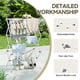 thumbnail image 3 of Tendedero de ropa APEXCHASER, plegable y extensible, blanco, 3 of 6