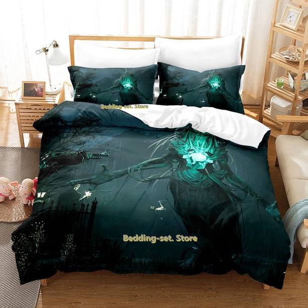 Remnant II Bedding Set Single Twin Full Queen King Size Bed Set Adult Kid Bedroom Duvetcover Sets 3D Print Anime Bed Sheet Set Bed Sheets