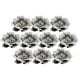 thumbnail image 3 of 10 piezas de cabezas de flores de camelia para accesorios de cabello diy 4.5cm gris, 3 of 3