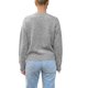thumbnail image 3 of INSPIRE CHIC Top de Punto con Hombros Caídos y Flores 3D para Mujer Cuello Redondo Acanalado Manga Larga Grande Gris, 3 of 6