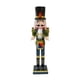 thumbnail image 5 of Figura De Cascanueces De Madera Decoración Festiva De Escritorio Para Navidad Ropa Verde, 5 of 5