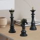 thumbnail image 5 of 3 Piezas De Piezas De Ajedrez, Estatuas De Resina De Regalo, Esculturas Para Dormitorio, Mesa De Café, Color Negro, 5 of 6
