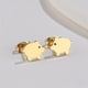 thumbnail image 1 of Cute and Stylish Stainless Steel Anime Pig Cartoon Earrings - Perfect Gift for Men!, 1 of 4
