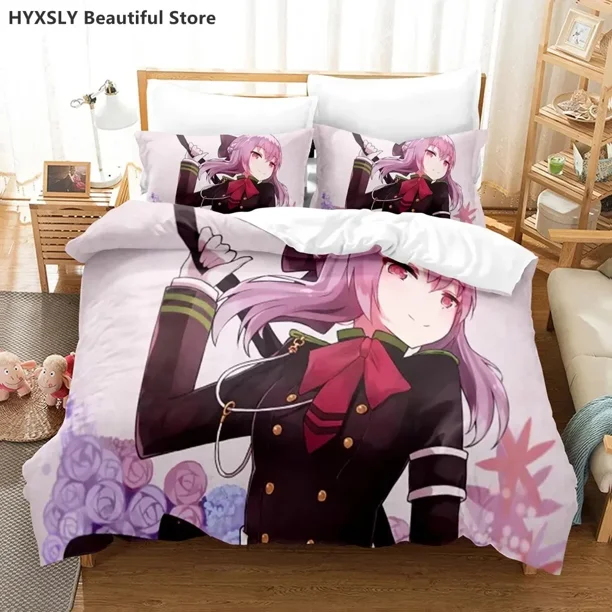 Black Butler Bedding Set Duvet CoverPillowcases Full Kids Teens Duvet Cover Sets Bed Linen Bed Sheets