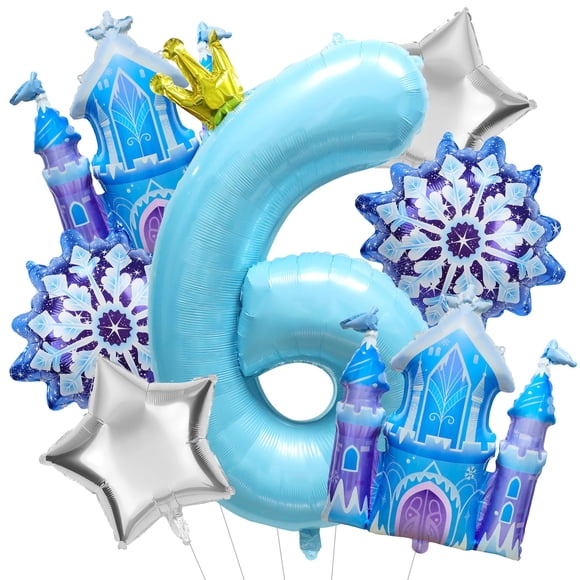 Decoraciones Para Fiesta De Cumpleaños Número 6 Winter Wonderland