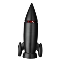 Magideal - Cuchillos Afilados Ligeros Con Forma De Cohete De Cocina, Herramienta Para Afilar Cuchillos, Herramienta De Jardín, Picnic Al Aire Libre , Negro