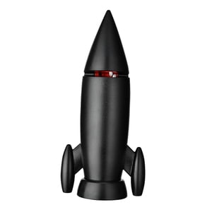 Magideal - Cuchillos Afilados Ligeros Con Forma De Cohete De Cocina, Herramienta Para Afilar Cuchillos, Herramienta De Jardín, Picnic Al Aire Libre , Negro