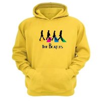 Genérico - Polerón Canguro The Beatles Amarillo Talla Xl Unisex