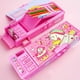 thumbnail image 1 of Multifunctional Pencil Case with Button Deformation and Password Lock - Perfect for Primary School Girls!, 1 of 5