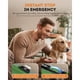 thumbnail image 2 of Heavy Duty, Whisper Silent Nail Trimmer para perros, molienda de uñas para mascotas de 7 velocidades con operación ligera de una sola mano (verde), 2 of 3