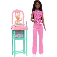 Muñeca De Moda Morena Baby Doctor Barbie Con Accesorios