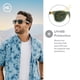 thumbnail image 3 of Gafas de sol Knockaround Fort Knocks polarizadas UV400 verde militar, 3 of 8