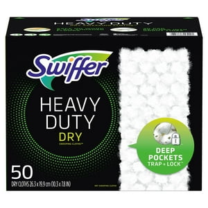 Swiffer Sweeper Heavy Duty Dry Sweeping Cloths, 50 Ct.