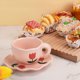 thumbnail image 2 of Juego De Cafetera Cerámica, Diseño De Lindo Juego De Tazas Creativas, Adecuado Para Lavavajillas Y Microondas, 6 Onzas / 180 Ml Para Leche De Té Con Leche, 2 of 4