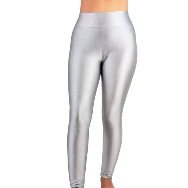 Calza Lycra Deportiva Mujer Tiro Alto Dupont Alto brillo 548