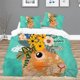 thumbnail image 1 of Animal Bed Linen Sets Twin Size Bedding Set Duvet Cover Queen Comforter Double Sheets Home Textile GardenBed Sheets, 1 of 5