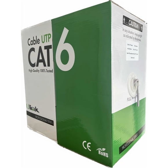 Cable de Red UTP Cat6 23 Awg Caja De 305 Mts