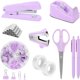 thumbnail image 1 of Set de accesorios de escritorio SKYDUE 12349SNZH morado, 1032 piezas, 1 of 3
