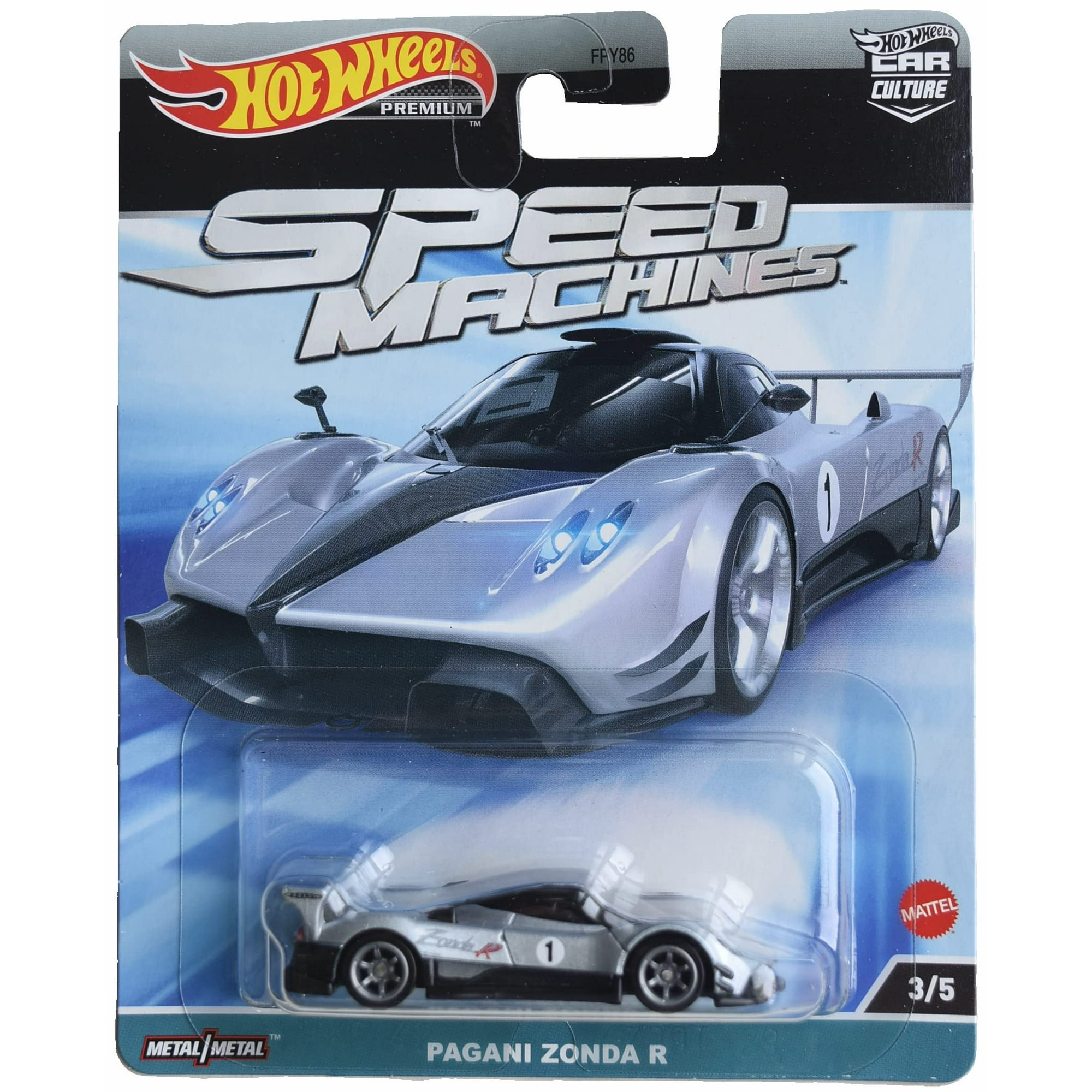 Auto De Juguete Hot Wheels Pagani Zonda R Speed Machines Car Culture