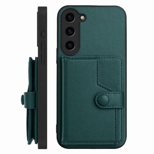 FOXDOCK Funda para SAMSUNG Galaxy S23 plus 5G con Bloqueo RFID - Diseño Elegante con Cierre de Botón