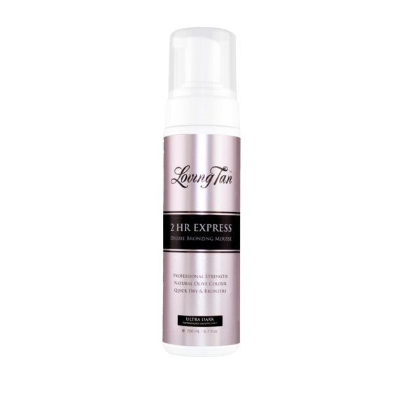 Mousse autobronceadora Loving Tan 2 HR Express Ultra Dark 200 ml