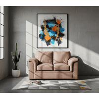 Latam Home - Sofa Ancona 2 C Tela Velvet Beige