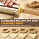 thumbnail image 3 of Rodillo LUSHYUM Ajustable de Acero Inoxidable 26 cm, 3 of 8