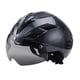 thumbnail image 3 of Casco De Bicicleta Visera Protectora Extraíble Cómodo Casco De Ciclismo A Prueba De Golpes Negro Gris, 3 of 3
