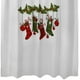 thumbnail image 3 of Cortina para Baño Estampada Navidad con Forro 2 Piezas, 3 of 4
