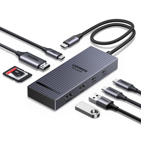 Hub Usb C Ugreen Revodok Pro 8 En 1 Con Hdmi 4K Para Macbook