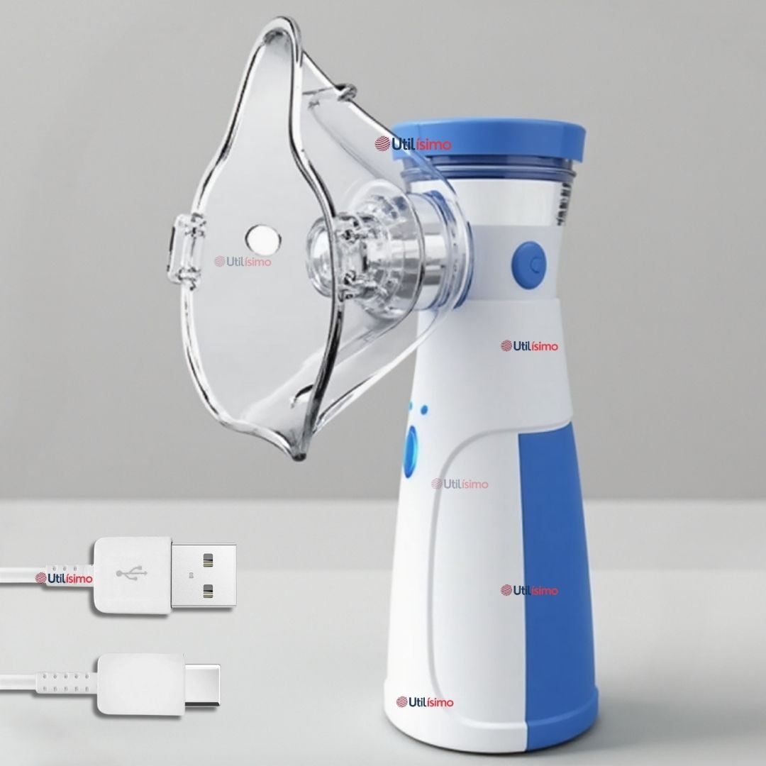 Line - Nebulizador Portátil Batería Recargable Mesh Vaporizador Niños Y Adultos
