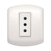 Bticino - Casquete Sobrepuesto Enchufe 10A Blanco
