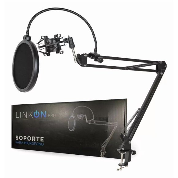 Kit Soporte para Microfono Condensador Brazo Antipop