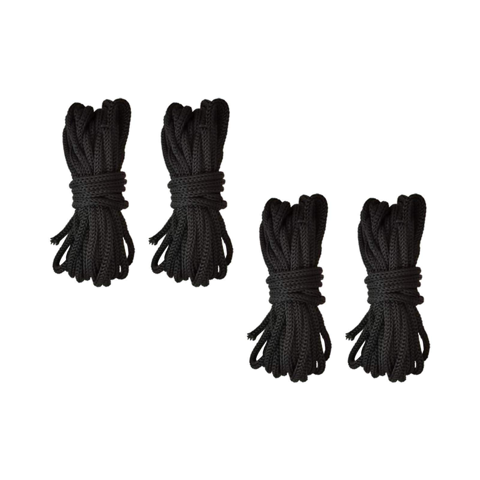 Magideal - 4 Cuerdas De Red Para Trampolín, Repuestos De Cables De Red Resistentes De 460 Cm, Reparación Y Mantenimiento De Hardware, Piezas De Trampolín Resiste