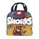 thumbnail image 2 of Snorks Bolsa Térmica Portátil con Forro de Aluminio Grueso, Bolsa Térmica Impermeable y Hermética para Trabajo, Escuela y Picnic, Nevera Portátil para Entrega de Comida para Adultos y Niños 22*20*13cm, 2 of 6