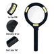 thumbnail image 4 of Lupa De Mano Luz Led Aumento 3x Vidrio 8.5cm 250 Lúmenes, 4 of 6