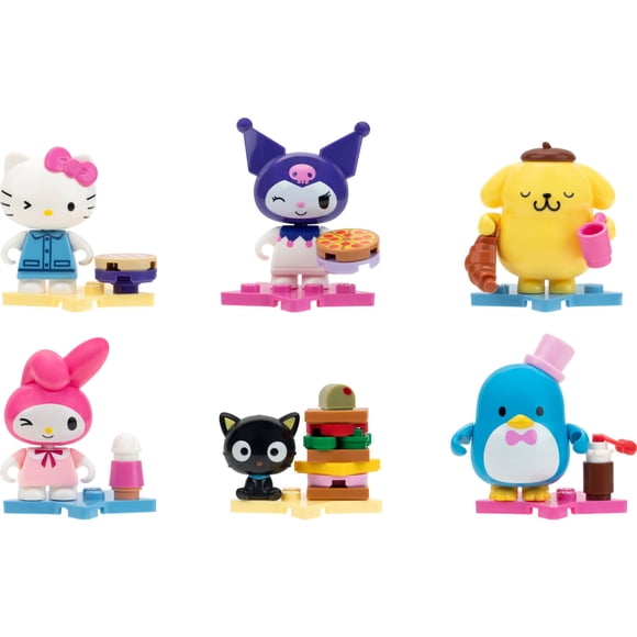 Paquete de 6 minifiguras BLDR Hello Kitty® y Amigos Serie 3