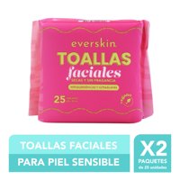 Everskin - Pack 2 Toallas Faciales Premium 25 Unidades