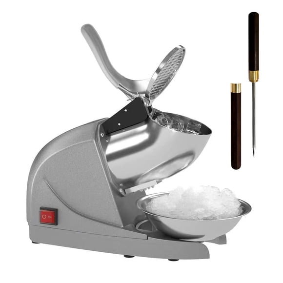 Máquina de afeitar de hielo eléctrica OKF Snow Cone Machine, 380 W, 286 libras/hora