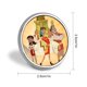 thumbnail image 2 of Insignia de Botón Redondo Desmarcar La Escuela Del Emperador 2.8 cm, 2 of 6