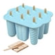 thumbnail image 2 of Fabricación De Helados Fácil Liberación Fácil De Llenar Reutilizable Fabricación De Paletas Heladas Con 12 Ranuras Azul, 2 of 3
