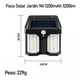 thumbnail image 2 of Farol Solar Aplique Pared 2 Led Sensor Movimiento Luz Cálida, 2 of 5