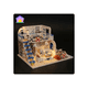 thumbnail image 3 of Casa Miniatura DIY “Blue Coast” – Cabaña Costera de Madera con Luces LED M032, 3 of 3
