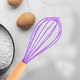 thumbnail image 5 of Juego de 2 mini utensilios de cocina de silicona con mangos de madera., 5 of 5