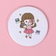 thumbnail image 1 of 1PCS Mini Mirror Cartoon Touch Up Makeup Cartoon Small Mirror Skin Care Tools Pu Handheld Small Round Mirror Health & Beauty, 1 of 3