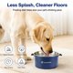 thumbnail image 2 of Cuenco para perro Puppalace 3,2 L de acero inoxidable – azul, 2 of 7