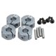thumbnail image 2 of Adaptador De Cubo Hexagonal De Rueda De 4X12 Mm De 7 Mm De Espesor Para RC Car 1/10 Actualizaciones De Titanio, 2 of 5