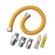 thumbnail image 1 of Conector de Gas Dormont 61 cm Ø 1/2" Recubierto en Amarillo, 1 of 1