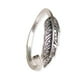 thumbnail image 1 of Anillos plumas alas zirconia plata 925 ajustable, 1 of 3